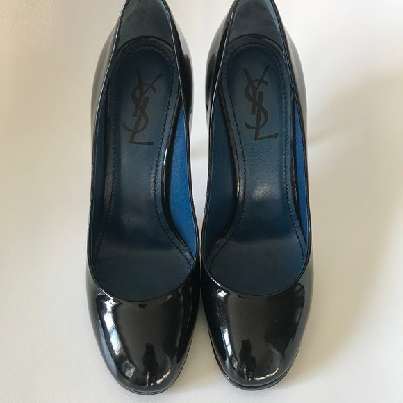 YSL Yves Saint Laurent Nicole 105 Pump in black, size 8 - Picture 3 of 4